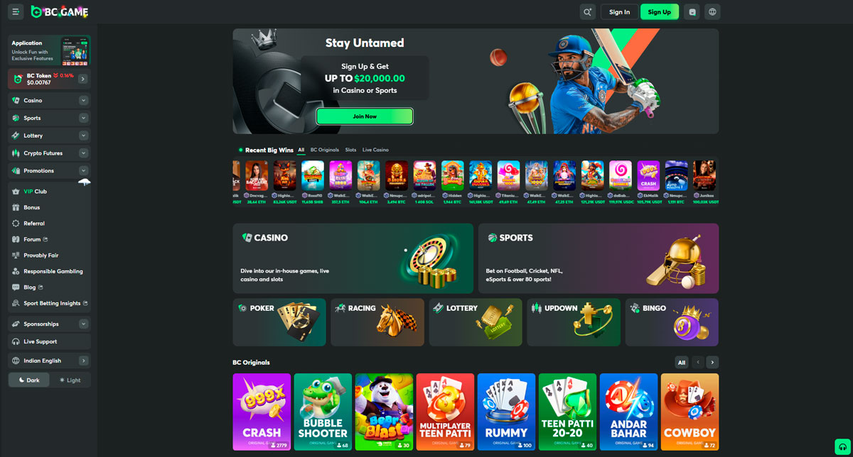 BC Game Official Website